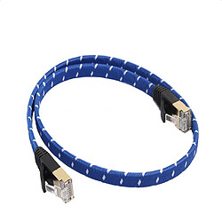 Cat7 câble réseau Ethernet blindé plaqué or 10gbps 600mhz 1.8m