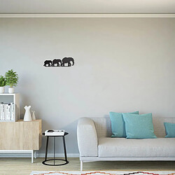 EPIKASA Décoration Murale en Métal Éléphant 4