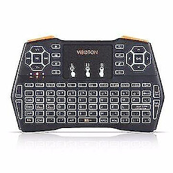 Acheter Universal I8 Plus 2.4g Wireless Three Color Backlit English Mini Keyboard TouchPad Airmoule pour TV Box Smart