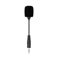 Microphone 3.5Mm Jack Microphone De Réduction De Bruit Flexible Pour Téléphone Portable Ordinateur Enregistrement En Direct Noir