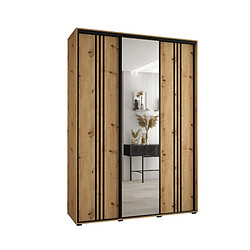 Abiks Meble Armoire DAVOS 7 À Portes Coulissantes 235,2/170/45 3 Portes