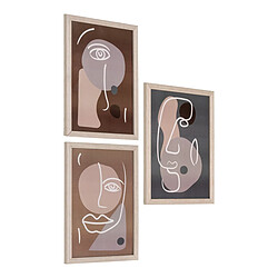 EPIKASA Lot de 3 Tableaux Madison