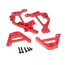 1 Ensemble De Support De Choc Arrière Avant Pour Axial SCX10 III 1/10 RC Voiture AXI231017 Rouge pas cher