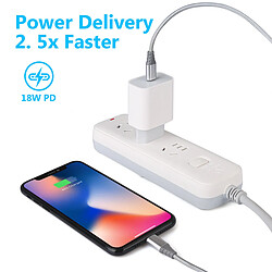 Platyne Chargeur Secteur Usb-c "connected+" - 1 Port Usb 3.0 A - 18w