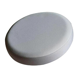 surface lisse tabouret de bar couverture ronde siège de chaise de manchon salon grey_33x10cm pas cher