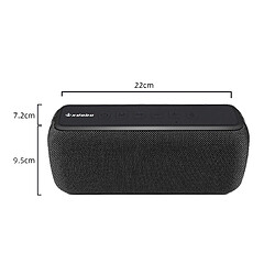 Avis Universal Haut-parleur Bluetooth noir anti-tache étanche colonne portable subwoofer subwoofer carte USB/TF Music Center barre sonore(Le noir)