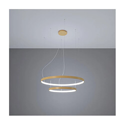 Avis Luminaire Center Suspension LED Rio Aluminium Or