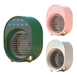 Mini Ventilateur de Climatiseur à LED Ventilateur de Refroidissement à Air Portable USB à 3 Vitesses pour la Maison du Salon