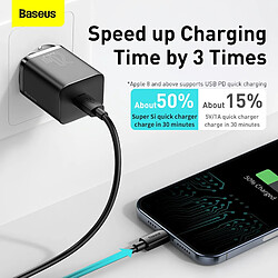 Universal Noir PD 20W USB Type C Chargeur Charge rapide Charge rapide USBC Chargeur de téléphone mural 1211 Pro X Xiaomi Samsung