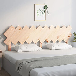 Maison Chic Tête de lit scandinave,Meuble de chambre 196x3x80,5 cm Bois massif de pin -MN43891