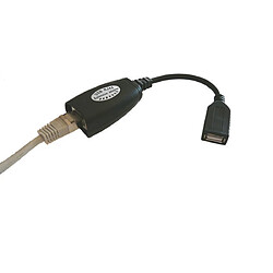 Avis Kalea-Informatique Rallonge USB A (Mâle Femelle) - USB EXTENDER Véhiculez un signal USB par un câble réseau. PORTEE 30M Véhiculez un signal USB par un câble réseau. PORTEE 30M