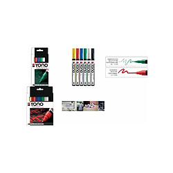 Marabu Feutre acrylique 'YONO', 0,5 - 1,5 mm, set de 6 ()