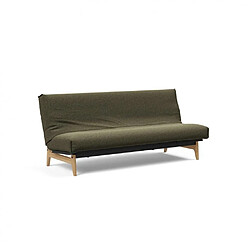 Inside 75 Canapé Lit ASLAK 120 Nordic Cover Soft Spring tissu 535 Bouclé Forest Green