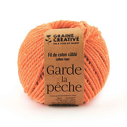 Graines Creatives Coton pour macramé ø 2,5 mm x 80 m - pêche