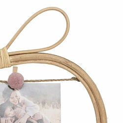 Porte-Photo en Rotin Campagne 35cm Beige