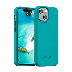 JUST GREEN Coque de Protection pour iPhone 13 Mini Natura Recyclable Bleu