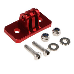 Base de montage d'adaptateur de trépied en alliage d'aluminium pour GoPro Hero6 / 5/4/3 + caméra rouge