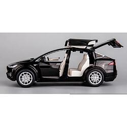 Avis Universal 1: 24 Tesla Model X Alliage Modèle Jouet de voiture pour enfants 1/24 Grande taille Moule Jouet de voiture pour enfants Cadeau d'anniversaire de Noël pour les garçons | Jouets moulés sous pression(Le noir)