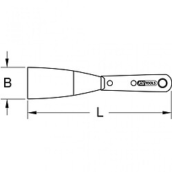 Acheter KS TOOLS 907.2263 Couteaux de peintre 50x225mm