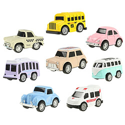 Universal 12 Style Mini Voiture Moulée Sous Pression Alliage Retraite Véhicule Modèle Jouet Ingénierie Camion Taxi Jouet Voiture Garçon Enfant Collection Cadeau | Voiture Moulée Sous Pression