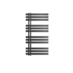 ECD Germany Design Radiateur Iron EM Electric 300W - 600 x 1000 mm - anthracite - sèche-serviettes