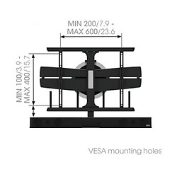 Acheter Support mural inclinable/orientable pour écran 40 à 65 + barre de son - next8365 - VOGEL'S