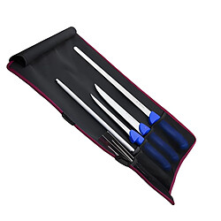 Avis Visiodirect Trousse de couteaux pour professionnel avec 5 poches coloris noir