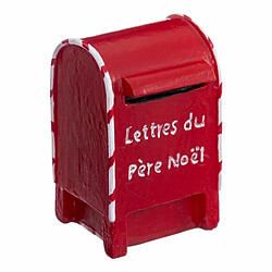 Boîte aux Lettres Déco Père Noël 5cm Rouge