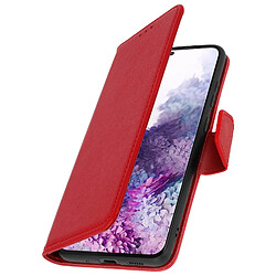 Avizar Housse Samsung Galaxy S20 Plus Cuir Porte-carte Fonction Support Premium rouge