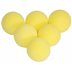 Longridge Pafb Lot de 6 balles de practice Jaune