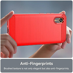 Acheter Htdmobiles Coque pour Samsung Galaxy Xcover 7 - housse etui silicone gel carbone + film ecran - ROUGE