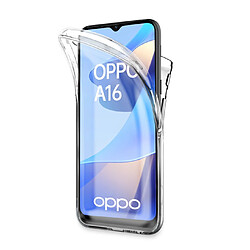 Visiodirect Coque 360 degré pour Oppo A16 6,52" CPH2269 - Coque protection intégrale transparente Avant et arrièrs - Antichoc