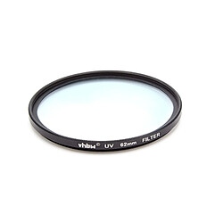 Filtre protection UV universel vhbw 62mm pour Canon Casio Pentax Olympus Panasonic Sony Nikon Ricoh Sigma Tamron Samsung Fujifilm Agfa Minolta Kodak