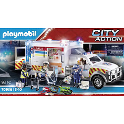 Playmobil® 70936 Ambulance avec secouristes et blessé