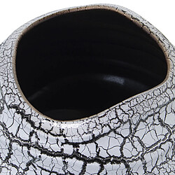 Vase Alexandra House Living Gris Argenté Céramique Craquelé 26 x 27 x 25 cm