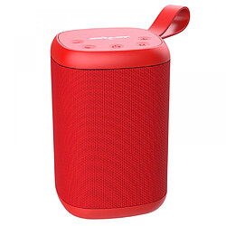 General Mini taille compacte Bluetooth super portable, volume et basses étonnamment forts, temps de lecture de 16 heures, portée Bluetooth de 35 pieds, basses améliorées, microphone antibruit, haut-parleur de voyage parfait (rouge)