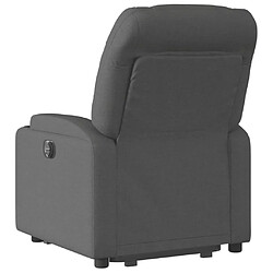 Acheter vidaXL Fauteuil inclinable électrique gris foncé tissu