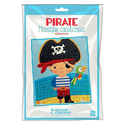 Graines Creatives Coffret mosaïque en caoutchouc souple - Pirate