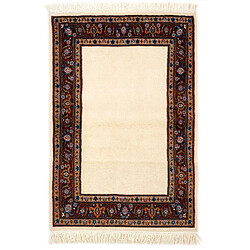 Vidal Tapis de laine 150x102 beige Birdjend