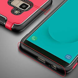 Wewoo Coque Étui de protection magnétique à 360 degrés avec anneau de rotation pour Galaxy J6 2018 noir pas cher