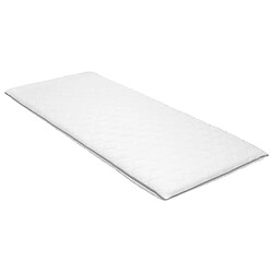 vidaXL Sur-matelas 90 x 200 cm Mousse à mémoire de forme Visco 6 cm