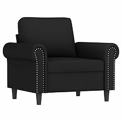 Avis Maison Chic Ensemble de canapés 3 pcs avec coussins, Canapé droit Sofa pour Salon noir velours -GKD199424