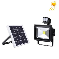 Wewoo LED Avec panneau solaire 20W 1800LM IP65 imperméable à l'eau lampe de projecteur infrarouge avec lumière blanche