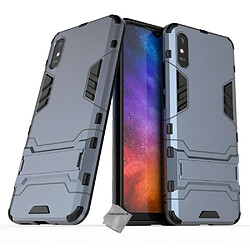 Htdmobiles Coque rigide anti choc pour Xiaomi Redmi 9A + film ecran - BLEU FONCE