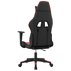 Acheter vidaXL Chaise de jeu Noir et rouge Similicuir