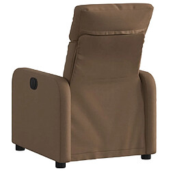 Avis Maison Chic Fauteuil Relax pour salon, Fauteuil inclinable Marron Tissu -GKD97986