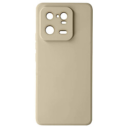 Avizar Coque pour Xiaomi 13 Pro Silicone Intérieur Microfibre Finition Mate Beige