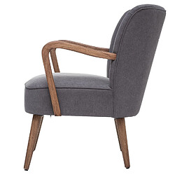 Acheter Atmosphera, Createur D'Interieur Fauteuil à boucle avec accoudoirs Chiara - Gris