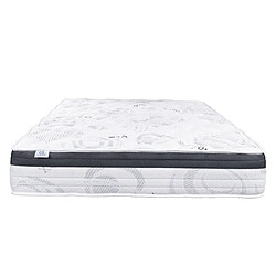 Acheter LUXURY LITERIE Matelas 180x200 cm, Sleeplux, 26cm, latex, mousse haute densité, ferme, indépendance du couchage, face été/hiver