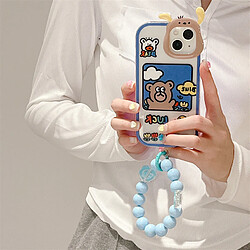 Avis GUPBOO Étui pour iPhone12 été nuage marionnette ours dessin animé étui pour téléphone portable bracelet